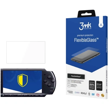 3mk FlexibleGlass™ hibrīda aizsargstikls Sony PSP 
