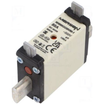 Fuse: fuse | ceramic,industrial | 80A | 500VAC | g