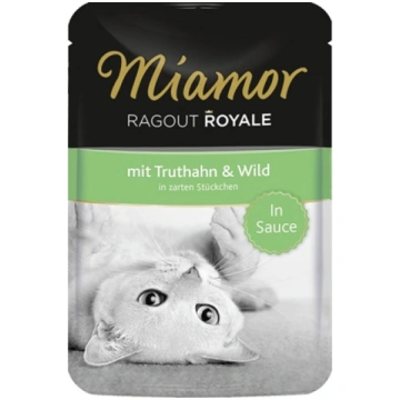 Miamor Royal ragout in sauce Turkey and venison E8