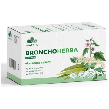 Zāļu tēja Bronchoherba, NATĒJA, 20 gab. 64411520