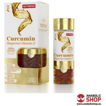 Nutrend Curcumin Bioperine Vitamin D Kurkumīns Bio