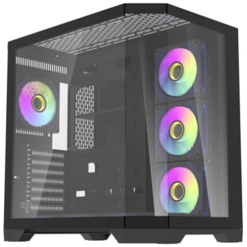 Darflash FT418 PRO computer case + 7 aRGB fans (bl