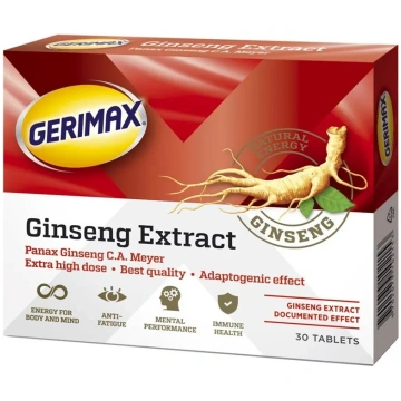 GERIMAX Ginseng extract tabletes N30