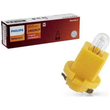 Spuldze PHILIPS 24V 1.2W BAX8.5d/2 Dzeltena PHILIP
