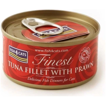 Fish4cats labākā tunča fileja ar garnelēm 70g