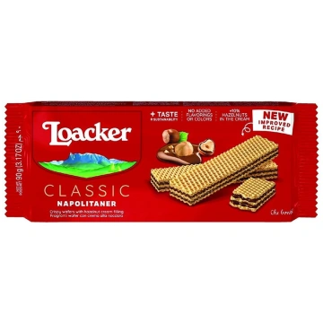Vafeles - Loacker Classic Napolitaner, 90 g