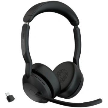 Jabra Evolve2 55 UC Stereo Link390c Wireless Heads