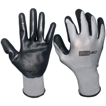 GLOVES POLYESTER BLACK NITRIL C22CHJB-L C22CHJB-L 