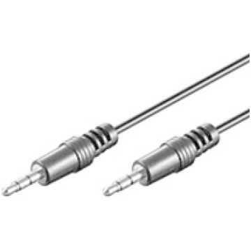 Audio Kabel MediaRange 3 5mm Stereo Jack 1.00m bla