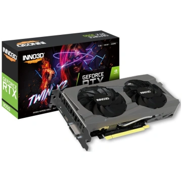 Videokarte Inno3D GeForce RTX 3050 Twin X2 (N30502