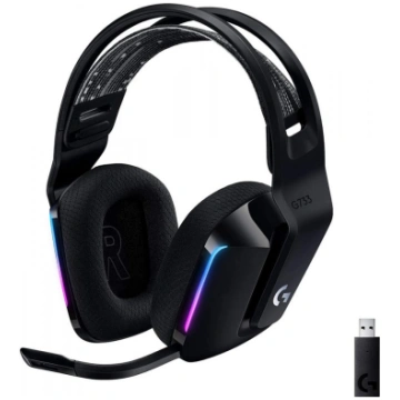 Austiņas Logitech G733 Lightspeed Black 981-000864