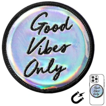 LLAUT MAGMOJI BADGE Good Vibes Only compatible wit