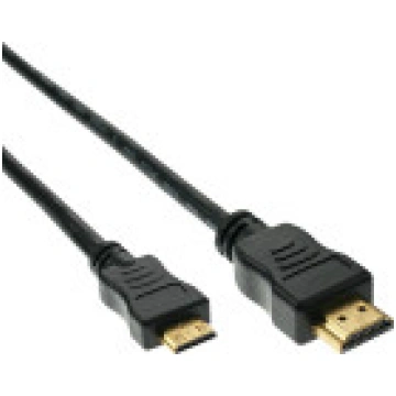 InLine HDMI Mini kabelis 5m melns (17455P) [Kabel
