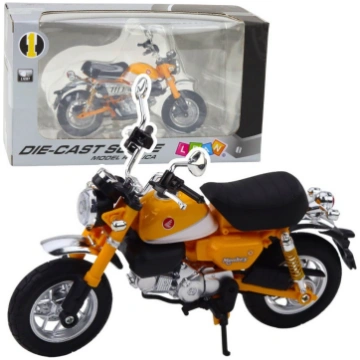 LeanToys Motocykl Retro Klasyczny Metalowy Swiatla