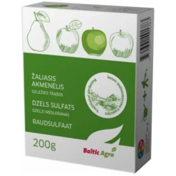 Dzelzs sulfāts ZAĻAIS AKMENĒLIS, 200 g