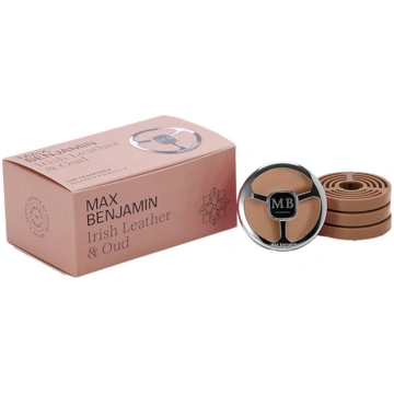 MAX BENJAMIN Irish Leather & Oud Car Fragrance Gif