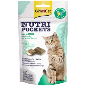 Gardumi kaķiem : GimCat Nutri Pockets with Mint an