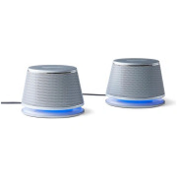 Amazon Basics 2.0 Stereo datora skaļruņi, sudraba 
