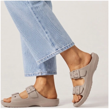 Saturday Sandal Woman - gomma eva taupe beige Croc