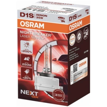 OSRAM SPULDZE D1S 12/24V +200% NEXT GEN 35W NIGHT 