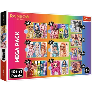 Trefl Puzzle 10in1 Kolekcija Modnych Laleczek - Mg