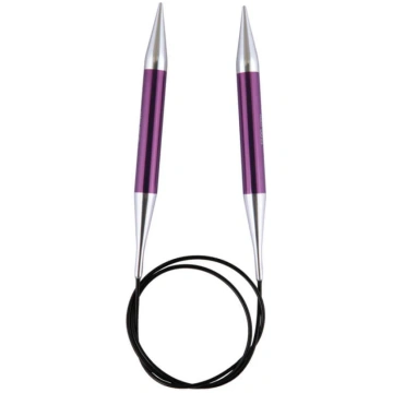 KnitPro ZING alumīnija apaļadāmadata 150cm - 12.00