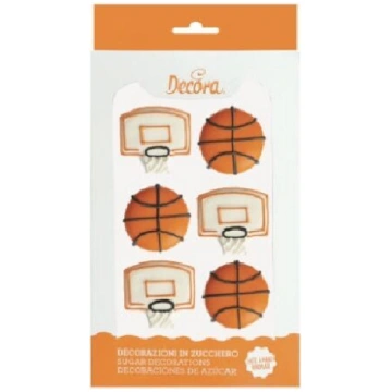 Pārtikas cukura dekors DECORA Basket Kit, 6gab