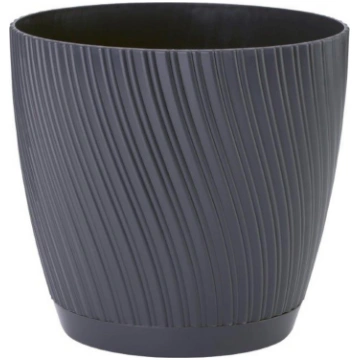 Puku pods Mika ar paliktni 13cm melns 4360966 (590