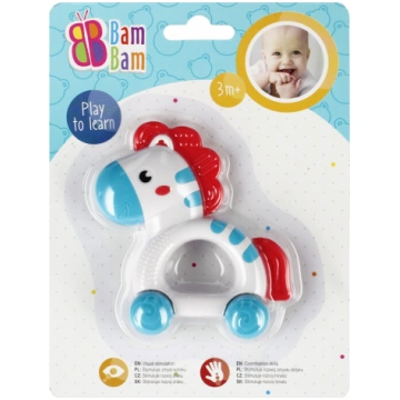 Grabulis BamBam Zebra, zila krās./balta krās