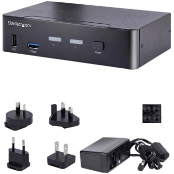 Startech.com switch conmutador kvm usb c tipo c kv