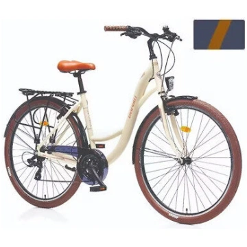 Pilsētas velosipēds Corelli Glowie 28", smilšu krā