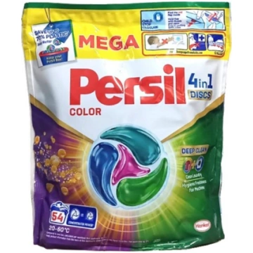 Veļas mazgāšanas kapsulas Persil Discs Color, 54WL