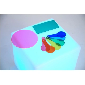 Sensorā gaismas figūra - kubs 75544