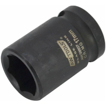 1/2" HEX IMPACT SOCKET BIT 13mm, CrMo tērauds, mel