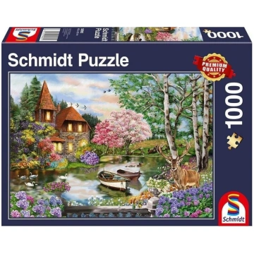 Schmidt Spiele Puzzle 1000 Lake House