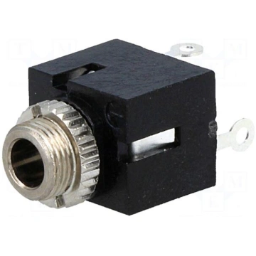 Socket | Jack 3,5mm x 18,6mm | female | mono | wit