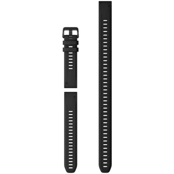 QuickFit 20 Dive Watch bands, Black (3-piece Set) 