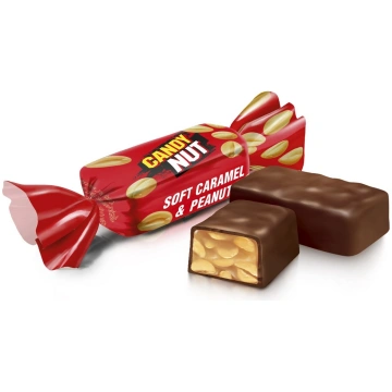 Šokolādes konfektes ar zemesriekstiem ROSHEN "Cand