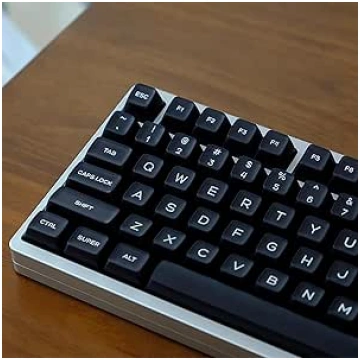 142 taustiņi SA Profile PBT Doublebleshot Black Ke