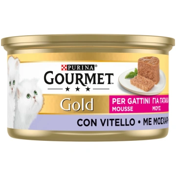Purina Gourmet Gold Kitten Mousse Veal 85 g | 8445