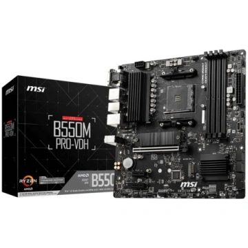 Mainboard MSI AMD B550 SAM4 MicroATX Memory DDR4 M
