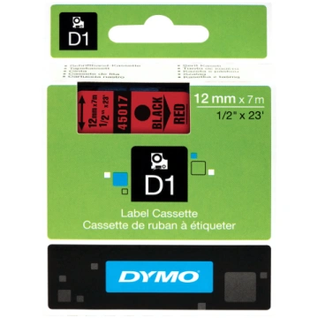 DYMO D1 - labels - 1 roll(s) - Roll (1.2 cm x 7 m)
