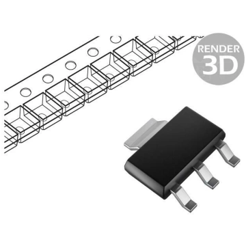 IC: voltage regulator; LDO,linear,fixed; 3V; 1.2A;