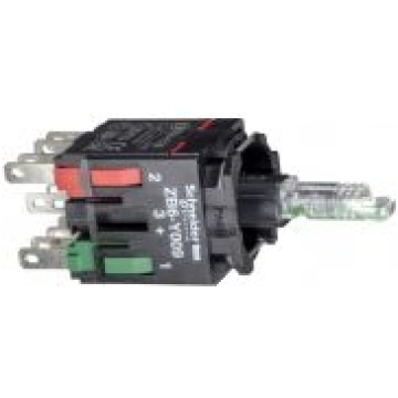 Complete body for illuminated push button, Harmony