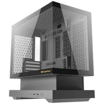 darkFlash Darkflash F1 computer case (Black) + 6 A