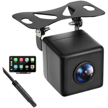 4 kontakti aizmugures skata kamerai Carplay, aizmu