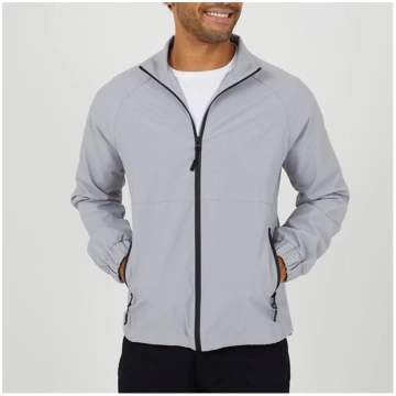 Men's Lightweight Funnel Neck Zip Through Bom