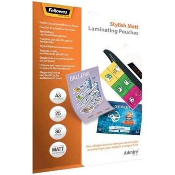 LAMINATOR POUCH STYLISH MATT/A3 80 25PCS 5602201 F