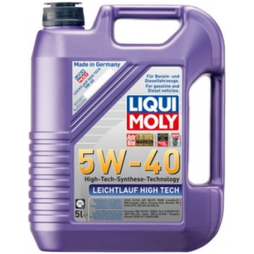 Motoreļļa LIQUI MOLY Leichtlauf High Tech 5W-40 5L