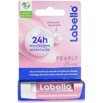 Labello Pearly Shine Balsamo Labbra Idratante con 